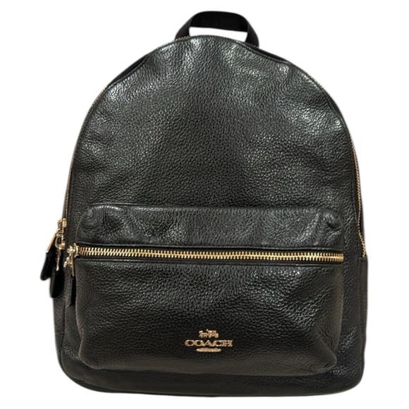 Handbags - Black Coach backpack